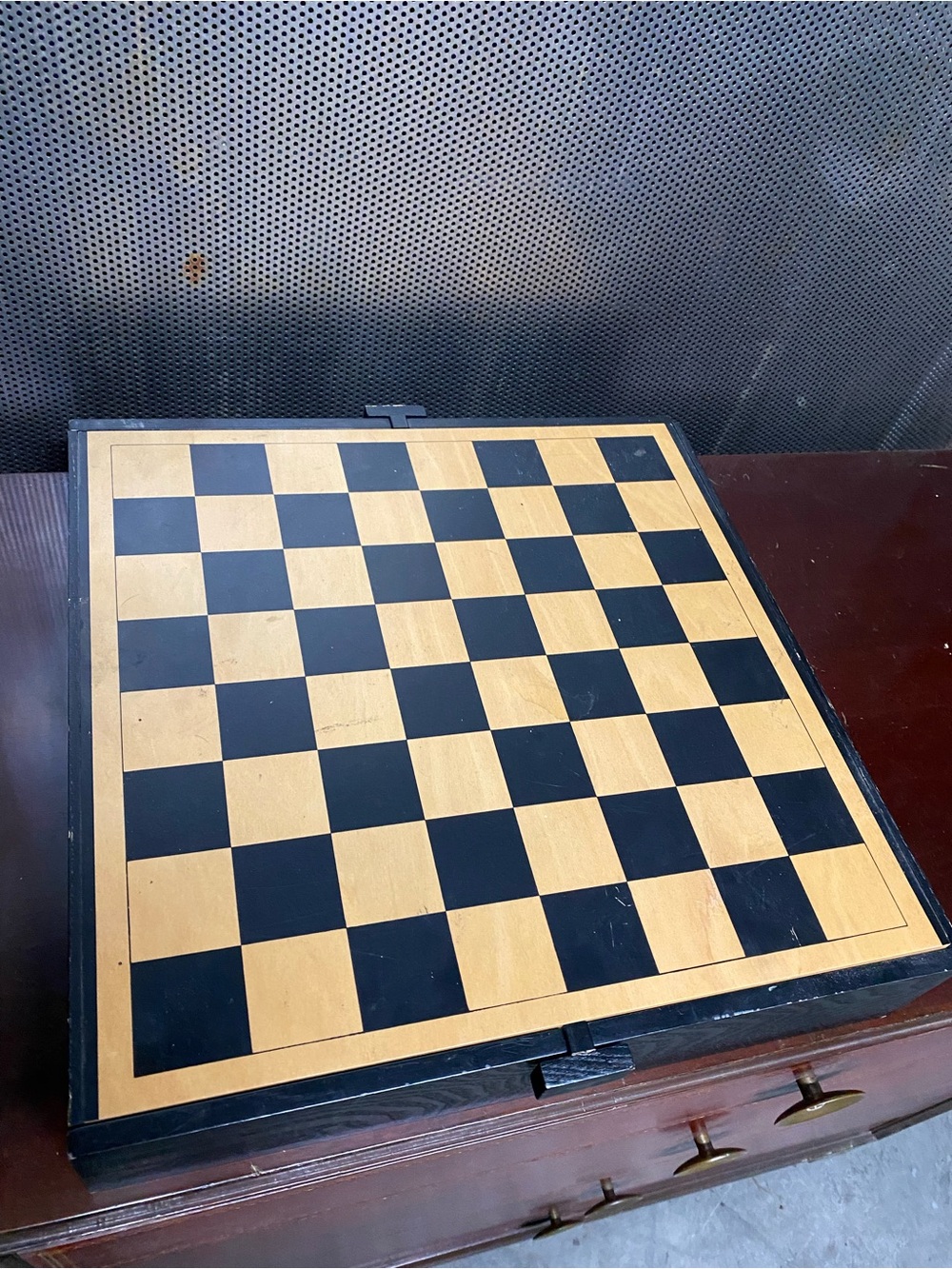 Crate&Barrel Modern Chess and Checkers Set by Shahen Pooladian Rare